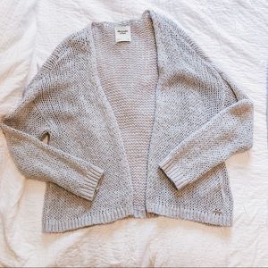 Gauzy Open-Front Cardigan